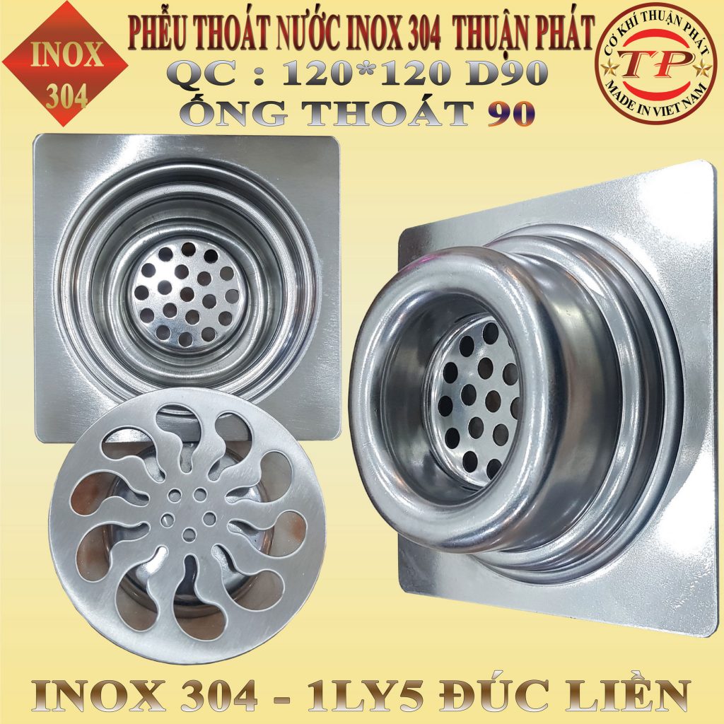 PHỄU 1T2 INOX 304